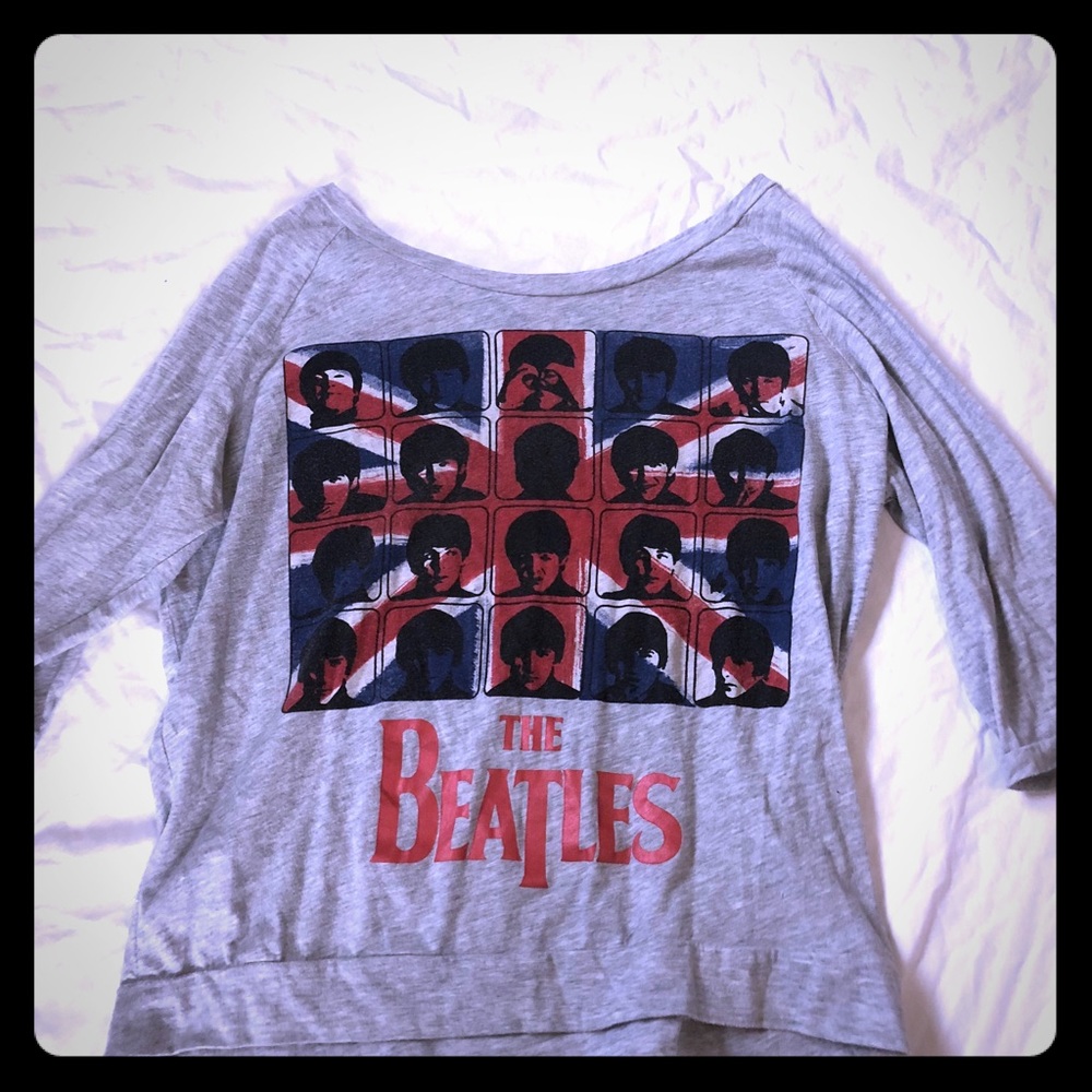 Beatles top elbow sleeve